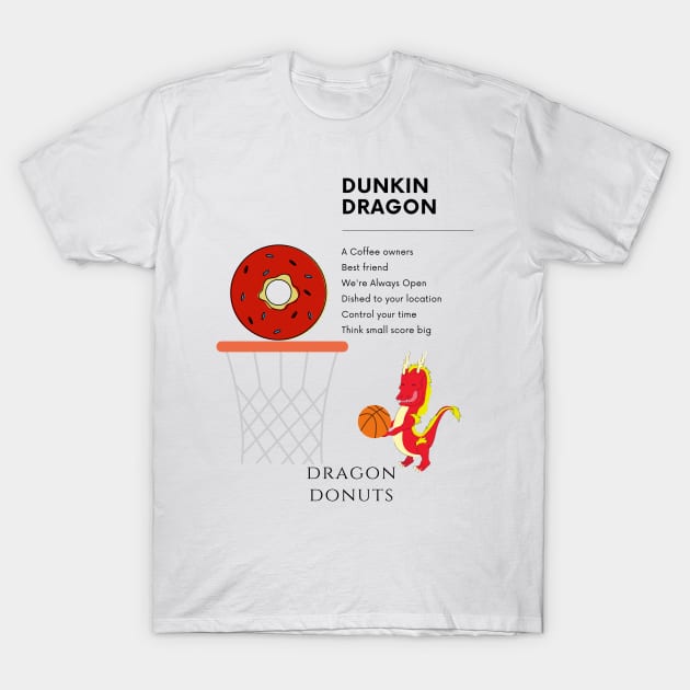 Donuts are coffee best friend Dragic Butler T-Shirt by Car Boot Tees